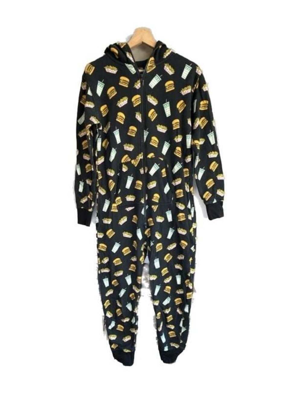 In-N-Out Burger Adult Hooded Zip-Up Onesie Jumpsuit